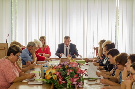 Серпневе  розширене засідання президії обласної організації Профспілки