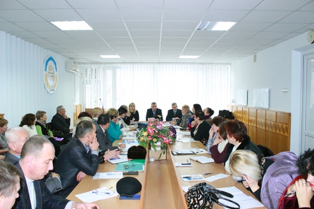 Нарада та розширене засідання президії обласної організації Профспілки
