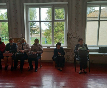 Зустріч з профспілковим активом в Уланівській громаді Хмільницького району