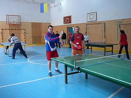 Змагання з настільного тенісу серед працівників закладів освіти м. Вінниці